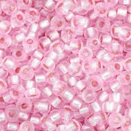 Size 11 Seed Beads - S/L/ Pink Dyed (PK15)- 25g Bag