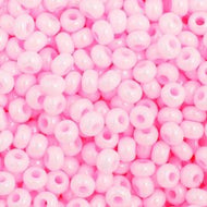 Preciosa 11/0 Seed Beads - Opaque Pink Dyed - 250g