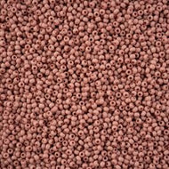 Size 11 Seed Beads - Dyed Solgel Pink (PK17)- 25g Bag