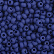 Size 11 Seed Beads - Navy Blue Matte (B11) - 25g Bag