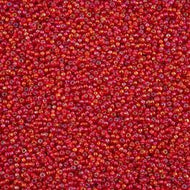 Size 11 Seed Beads - S/L Red Rainbow (R13)- 25g Bag