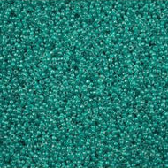 Size 11 Seed Beads - C/L Crystal Green Luster (G29) - 25g Bag