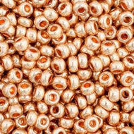 Size 11 Seed Beads - Dark Gold Metallic Solgel (BR24) - 25g Bag