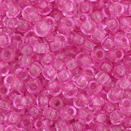 Size 11 Seed Beads - Transparent Violet Dyed (P28) - 25g Bag