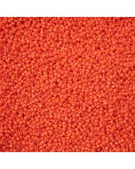 Size 11 Seed Beads - Opaque Orange Matte Rainbow (O13) - 25g Bag