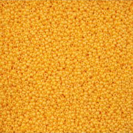 Size 11 Seed Beads - Pearl Yellow Chalk Luster (Y14) - 25g Bag