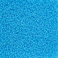 Size 11 Seed Beads - Chalk Dyed Solgel Aqua (B28) - 25g Bag
