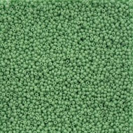 Size 11 Seed Beads - Dark Green Chalk Dyed - 25g Bag (G15)