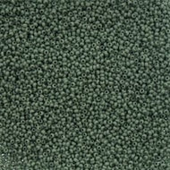 Size 11 Seed Beads - Eucalyptus Chalk Dyed (G07) - 25g Bag