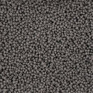 Size 11 Seed Beads - Solgel Chalk Grey (BK14) - 25g Bag