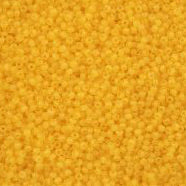 Size 11 Seed Beads - Alabaster Yellow Solgel (Y15) - 25g Bag