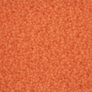 Size 11 Seed Beads - Alabaster Orange Solgel (O15) - 25g Bag