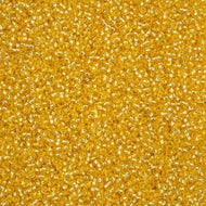 Size 11 Seed Beads - S/L Yellow Solgel (Y13) - 25g Bag