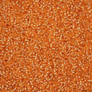 Size 11 Seed Beads - S/L Orange Solgel (O16) - 25g Bag