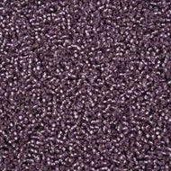 Size 11 Seed Beads - Silverlined Solgel Orchid (P21) - 25g Bag