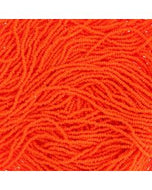Size 13 Charlotte Beads - Opaque Orange (O02)