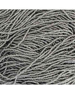 Size 13 Charlotte Beads - Metallic Grey Terra Dyed
