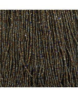 Size 13 Charlotte Beads - Opaque Brown AB