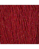 Size 13 Charlotte Beads - Opaque Red AB (R02)