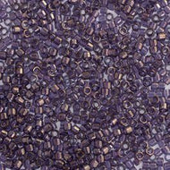 Miyuki Delica 11/0 5.2g vial Lavender Blue Gold Luster