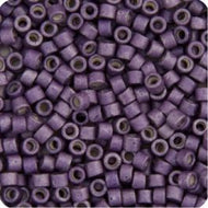 Miyuki Delica 11/0 5.2g Vial Purple Eggplant Galvanized-Dyed