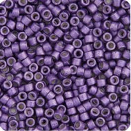 Miyuki Delica 11/0 5.2g Vial Purple Eggplant Galvanized-Dyed