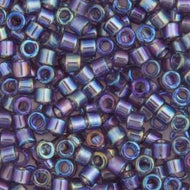 Miyuki Delica 11/0 5.2g Vial Light Amethyst Transparent AB