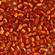 Miyuki Delica 11/0 5.2g Vial Burnt Orange S/L Dyed