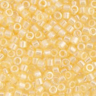 Miyuki Delica 11/0 5.2g Vial Pale Apricot Transparent Luster