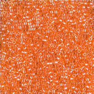 Miyuki Delica 11/0 5.2g Vial Orange Transparent Luster
