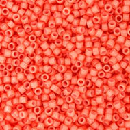 Miyuki Delica 11/0 5.2g Vial Duracoat Opaque Dyed Salmon Pink