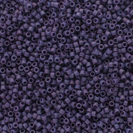 Miyuki Delica 11/0 5.2g Vial Frosted Glazed Violet Matte