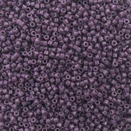 Miyuki Delica 11/0 5.2g Vial Duracoat Opaque Dyed Graphite