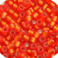 Miyuki Delica 11/0 5.2g Vial Dark Orange Semi-Matte Dyed