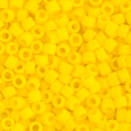 Miyuki Delica 11/0 5.2g Vial Yellow Canary Opaque Matte