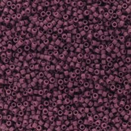 Miyuki Delica 11/0 5.2g Vial Frosted Glazed Purple Mulberry Matte