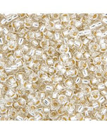 Miyuki Seed Bead 11/0 apx. 22g Crystal Silver Lined