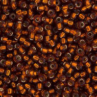 Miyuki Seed Bead 11/0 apx. 22g Dark Topaz Silver Lined