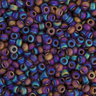Miyuki Seed Bead 11/0 apx. 22g Root Beer Transparent Matte AB