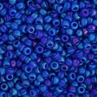 Miyuki Seed Bead 11/0 apx. 22g Cobalt Transparent AB Matte