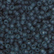 Miyuki Seed Bead 11/0 apx. 22g Grey Transparent Matte