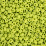 Miyuki Seed Bead 11/0 apx. 22g Chartreuse Opaque