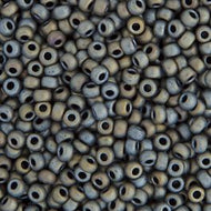 Miyuki Seed Bead 11/0 apx. 22g Tawny Gray Matte Metallic