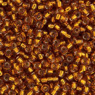 Miyuki Seed Bead 11/0 apx. 22g Topaz Silver Lined