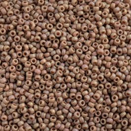 Miyuki Seed Bead 11/0 apx 22g Frosted Glazed/ Rainbow Light Rose Matte AB