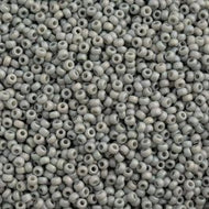 Miyuki Seed Bead 11/0 apx 22g Frosted Glazed/ Rainbow Grey Matte AB