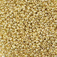 Miyuki Seed Bead 11/0 Duracoat Galvanized Light Gold