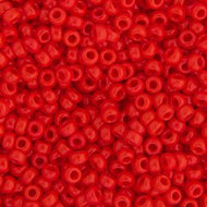 Miyuki Seed Beads 15/0 – Red Vermillion Opaque