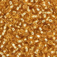 Miyuki Seed Bead 11/0 apx. 22g Gold Silver Lined