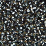 Miyuki Seed Bead 11/0 apx. 22g Grey Silver Lined